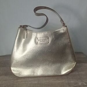 Kate Spade Gold Leather Handbag